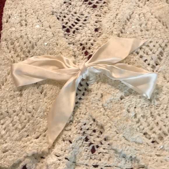 Bebe crocheted knit small cardigan. - Picture 3 of 3